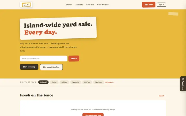 Homepage of Opala Hoa